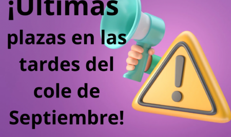 Últimas plazas Las tardes del cole Septiembre